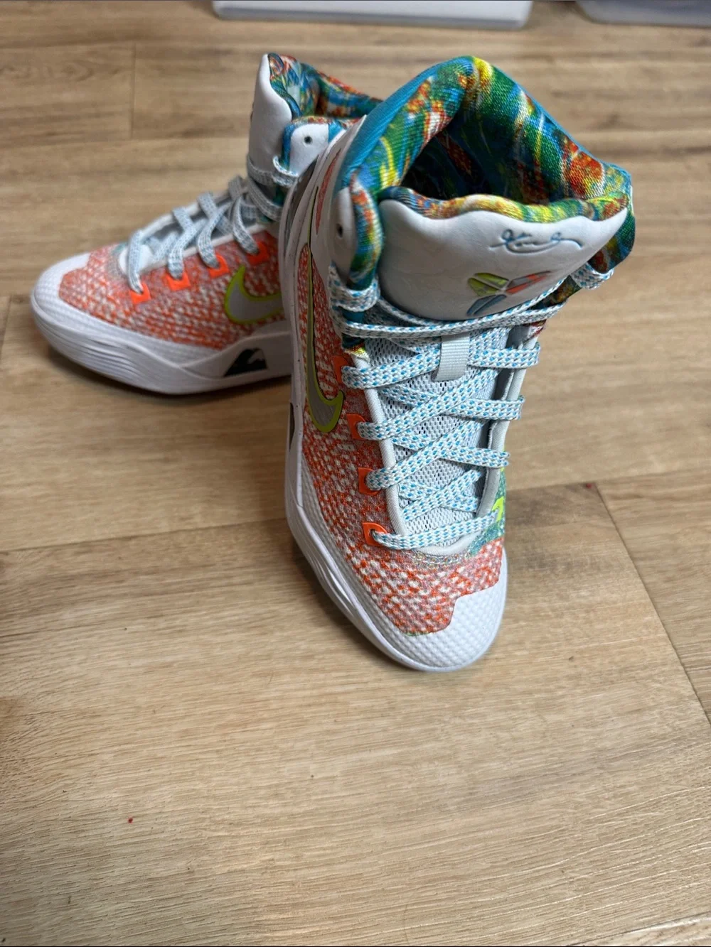 The Nike Kobe IX Elite hi-top shoes kids